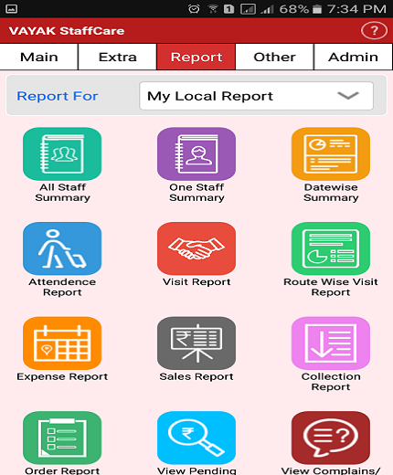 Staff Reporting Mobile App